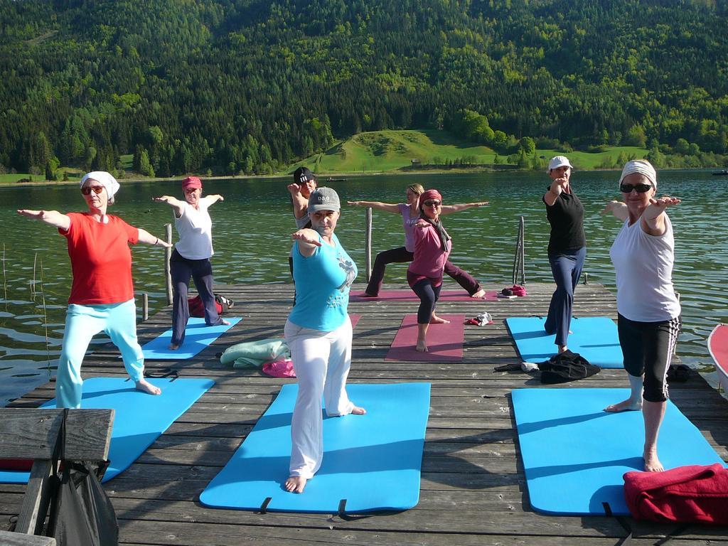 Ferienhof Obergasser Und Bergblick Weissensee Bagian luar foto