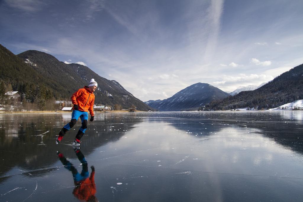 Ferienhof Obergasser Und Bergblick Weissensee Bagian luar foto