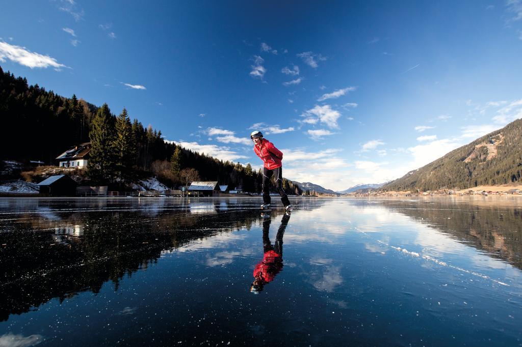 Ferienhof Obergasser Und Bergblick Weissensee Bagian luar foto
